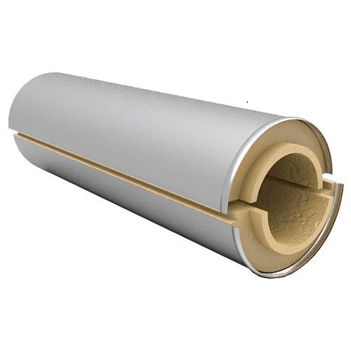 Скорлупа  для теплоизоляции труб ППУ С оцинкованная 1000х57х80 мм