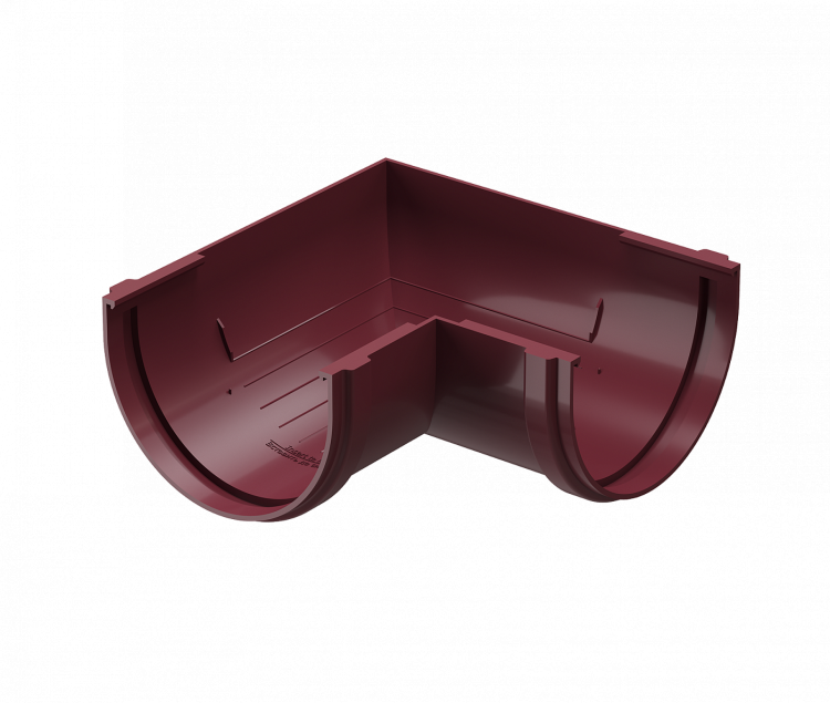 Угловой элемент желоба 90° DOCKE Standard, красный