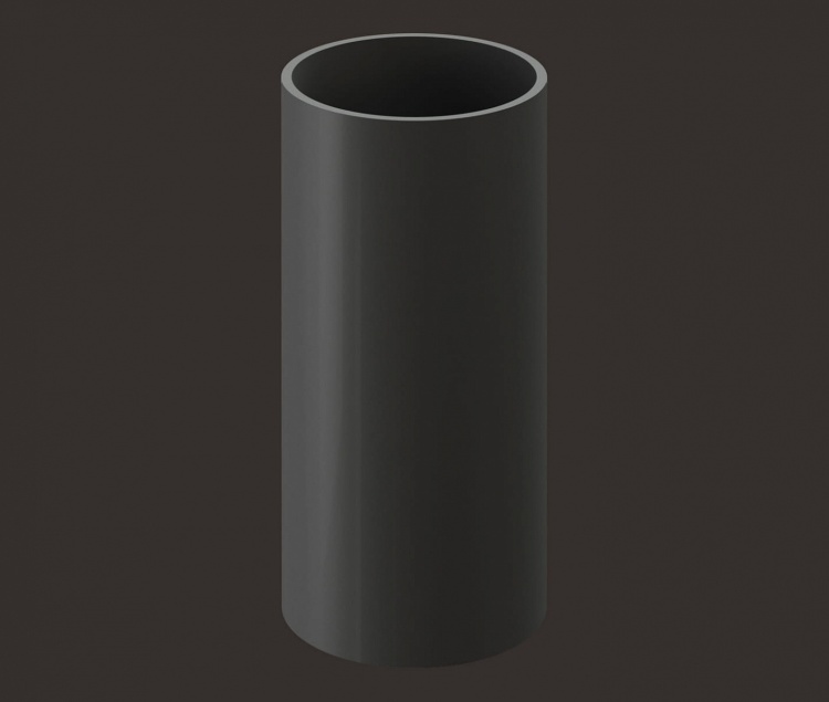 Труба водосточная DOCKE Premium 3м,  графит
